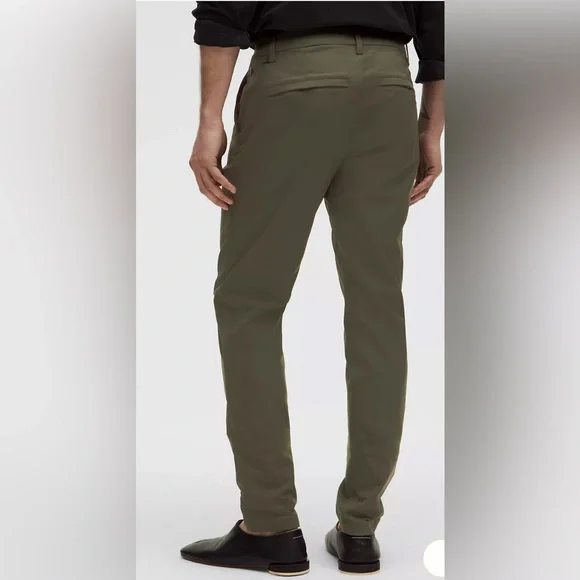 Lululemon Men’s ABC Slim-Fit 5 Pocket Pants in Olive - Picture 2 of 14